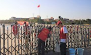 昌航青年以文明志愿之行述爱国之情