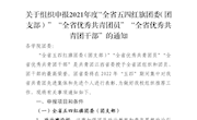 关于组织申报2021年度“全省五四红旗团委（团支部）”“全省优秀共青团员”“全省优秀共青团干部”的通知